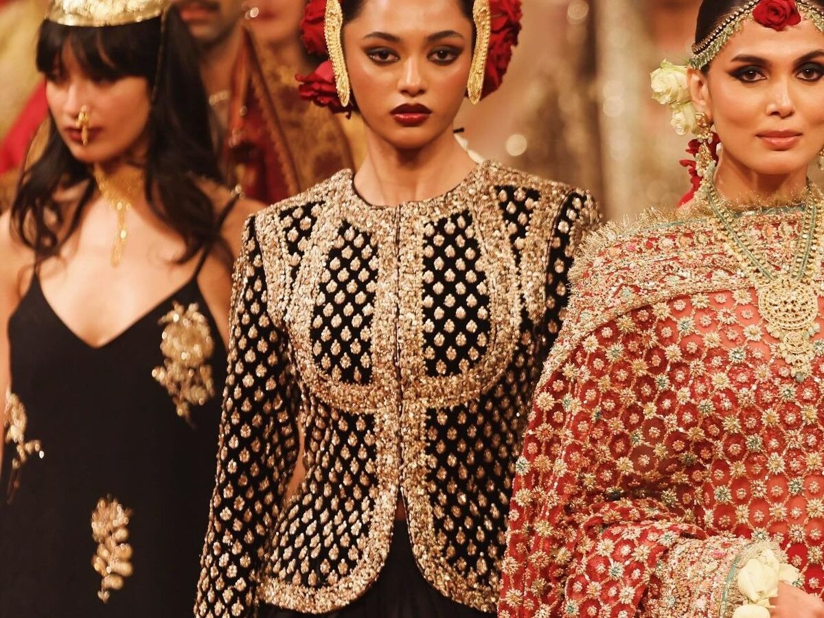 Hussain Rehar’s SS26 Nargis blooms in excess